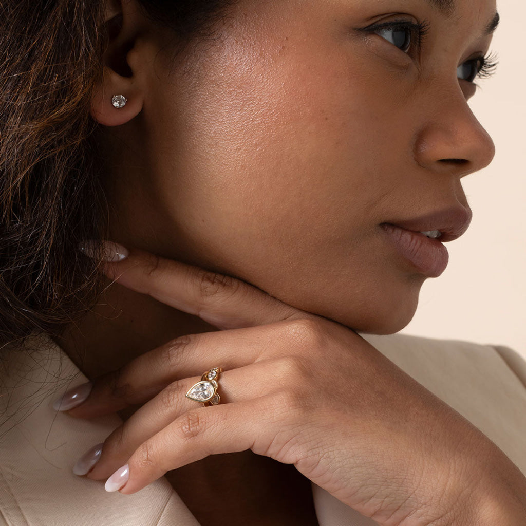 ELLE - 1ct | Lab Grown Diamond Studs in 9ct Gold
