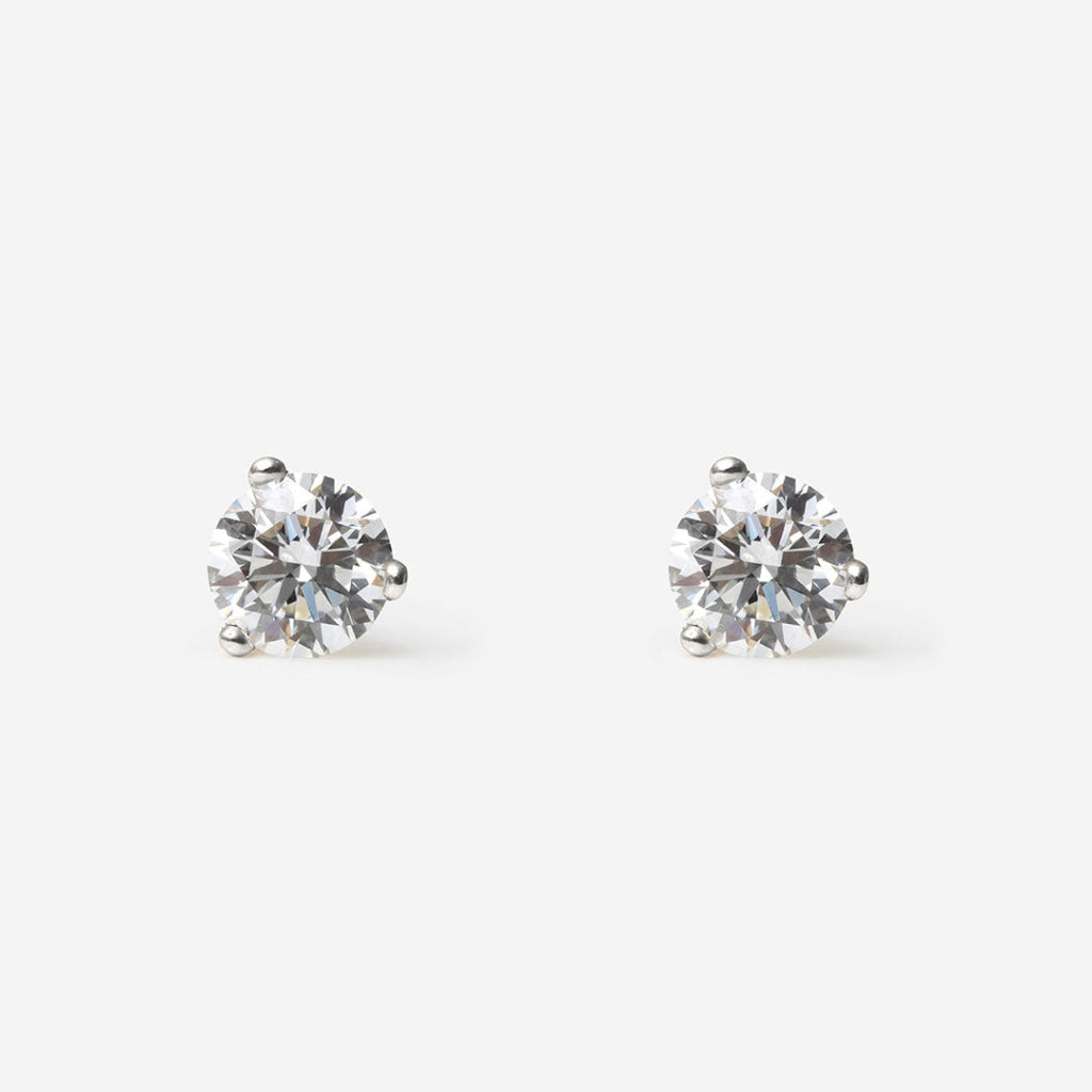 ELLE - 1ct | Lab Grown Diamond Studs in 9ct White Gold
