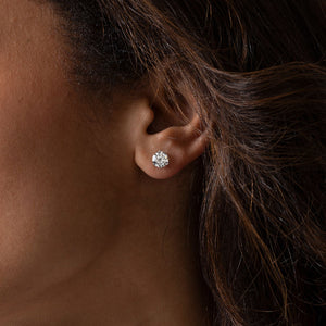 ELLE - 2ct | Lab Grown Diamond Studs in 9ct White Gold