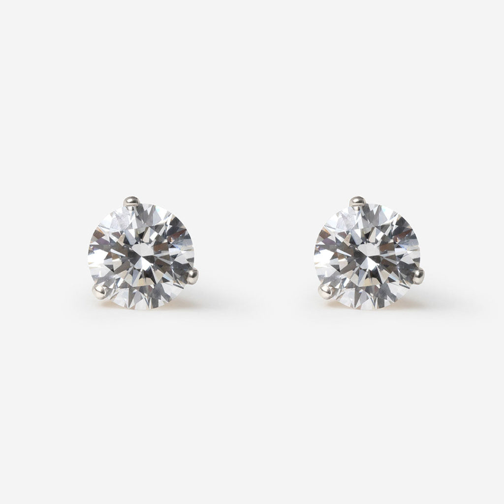ELLE - 2ct | Lab Grown Diamond Studs in 9ct White Gold