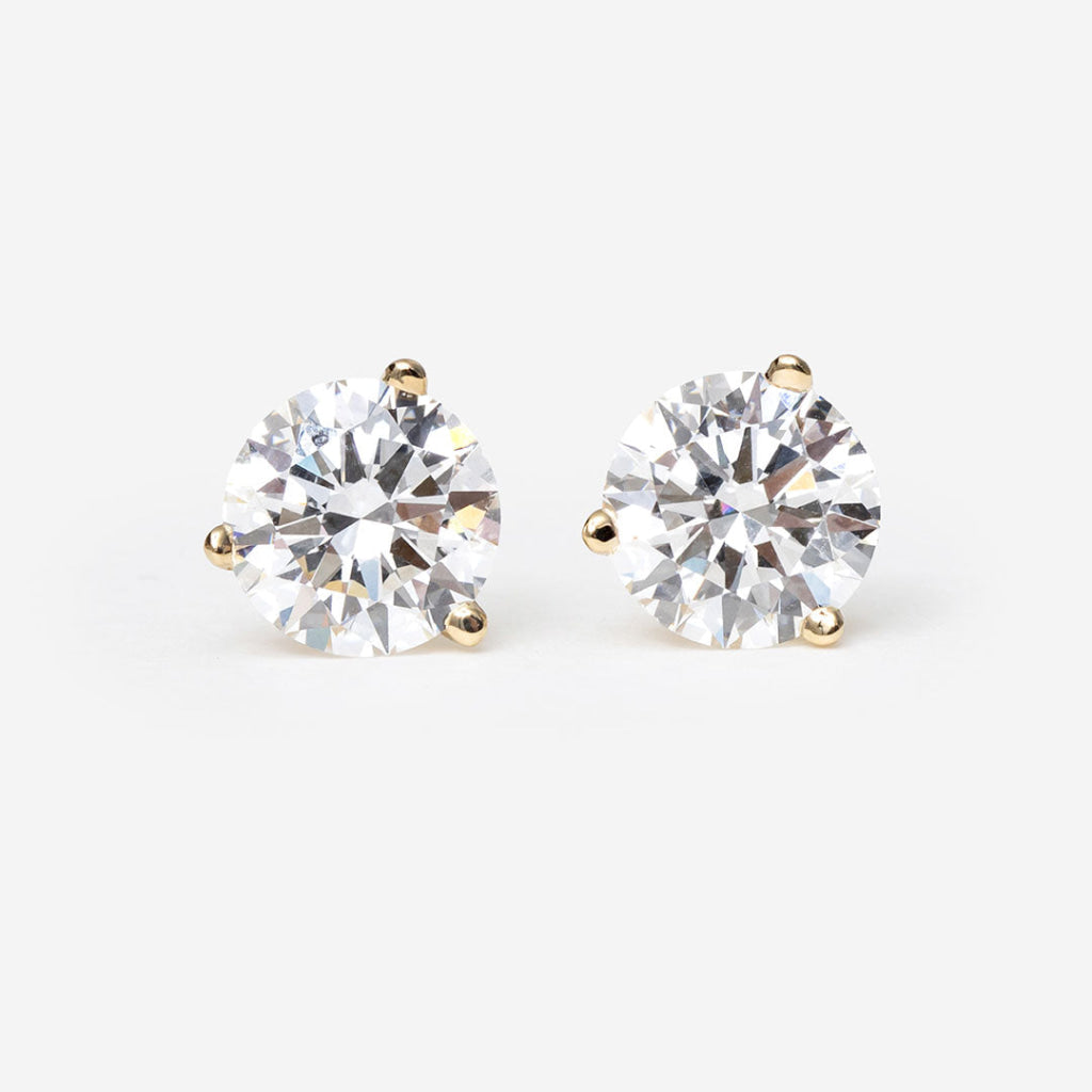 ELLE - 3ct | Lab Grown Diamond Studs in 9ct Gold - Earrings