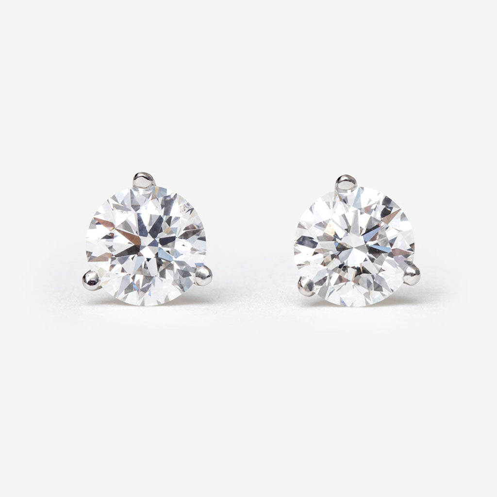 ELLE - 3ct | Lab Grown Diamond Studs in 9ct White Gold