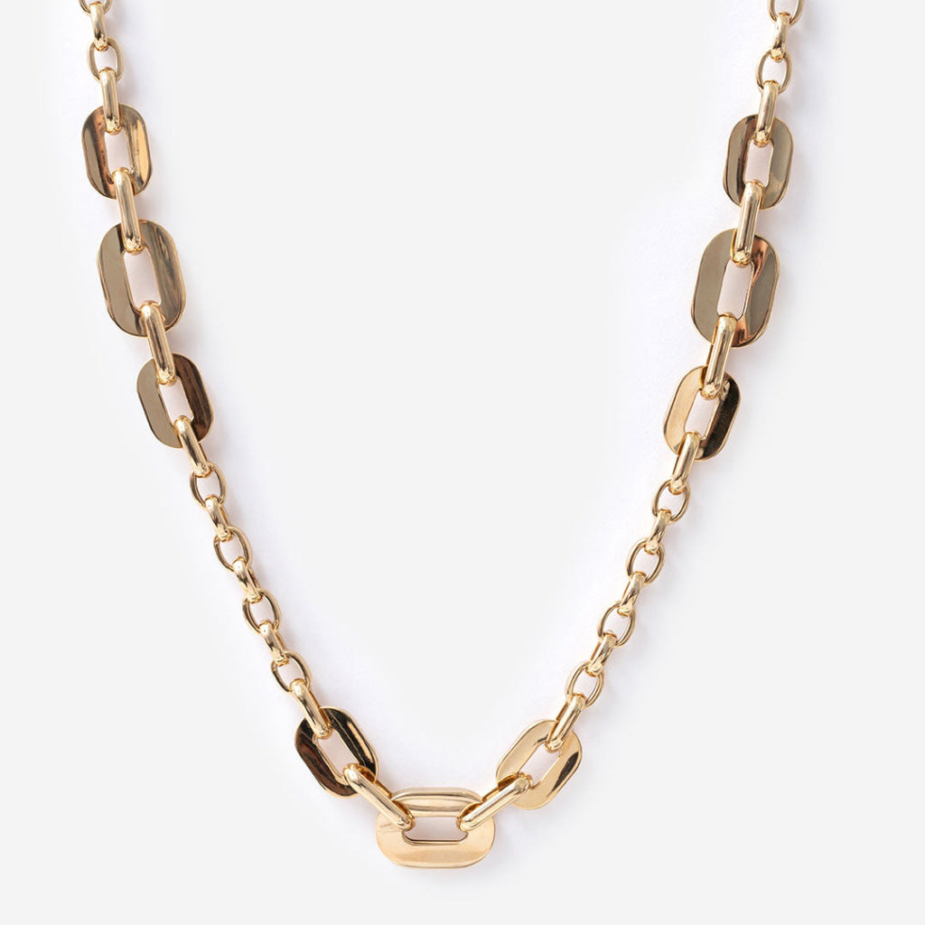 Elliptical Necklace | 9ct Gold - Necklace