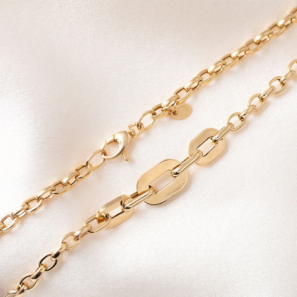 Elliptical Necklace | 9ct Gold - Necklace