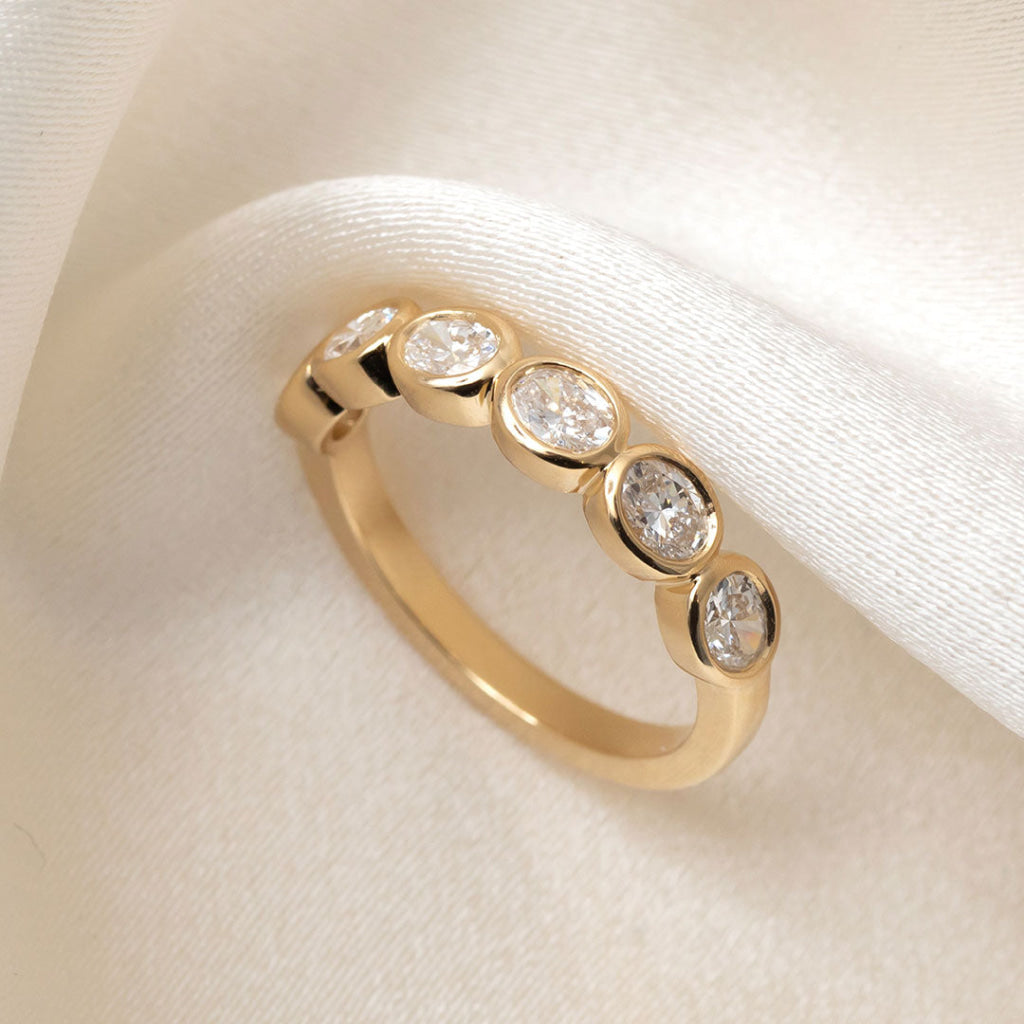 ELSIE 1.00ct | Lab Grown Diamond Wedding Ring in 18ct Gold