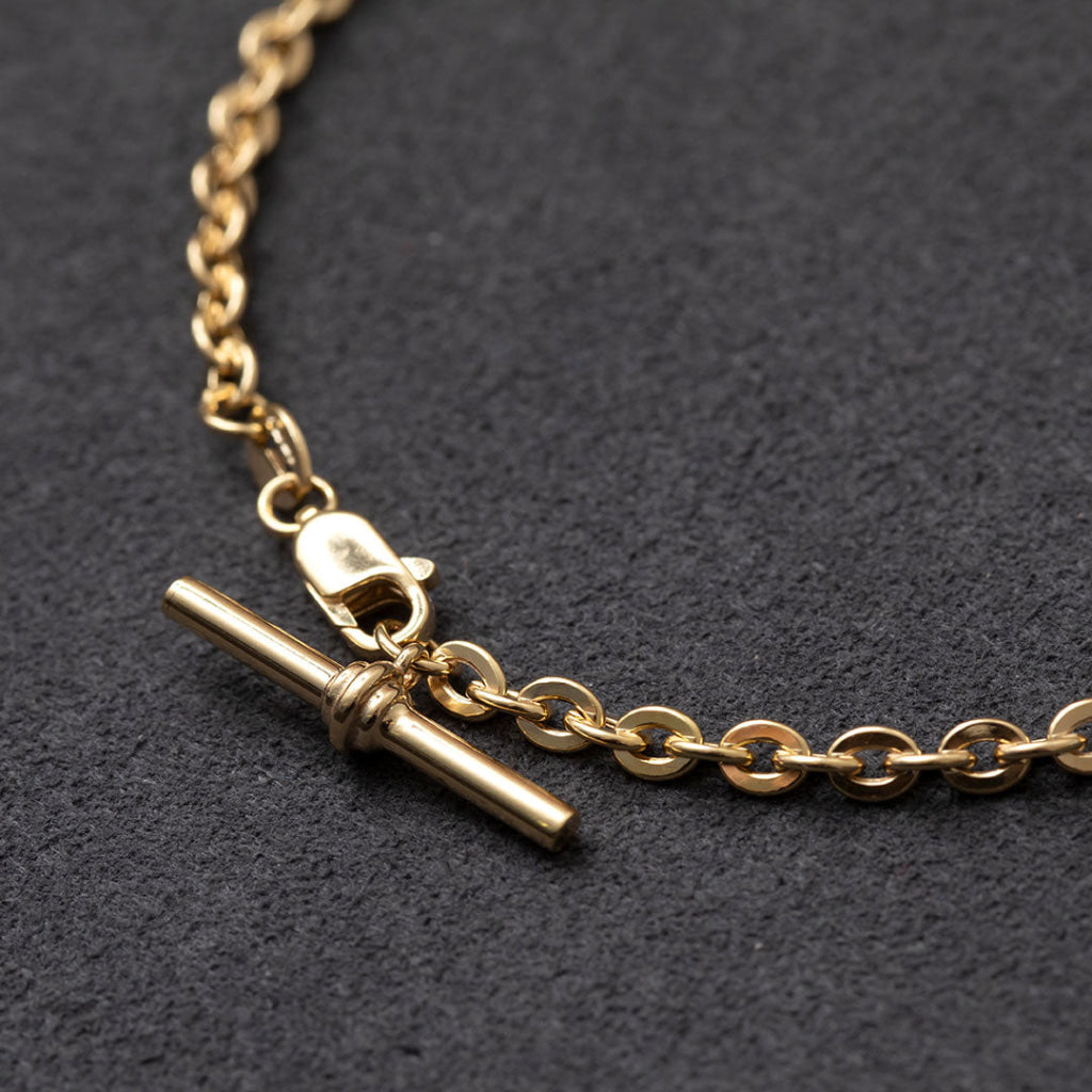Elva T-Bar Bracelet | 9ct Gold - Bracelet