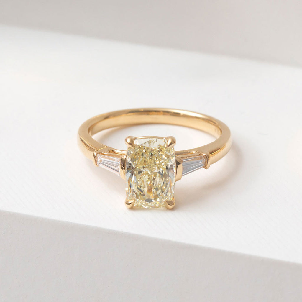 Emma Yellow Diamond | Lab Grown Diamond Engagement Ring