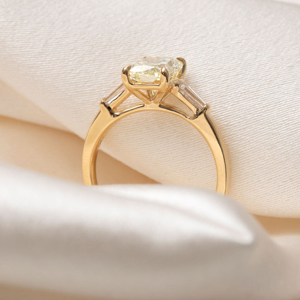 Emma Yellow Diamond | Lab Grown Diamond Engagement Ring