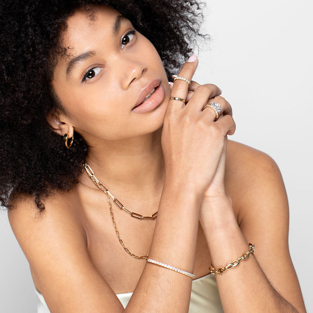 Empress | 9Y 4ct LAB Dia Bangle Empress | 9Y 4ct LAB Dia Bangle 3 