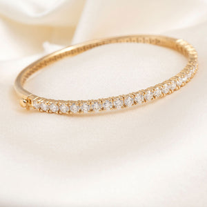 Empress | Lab Grown Diamond Bangle in 9ct Gold