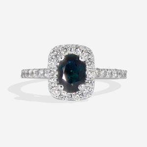ENAMOUR | Sapphire Diamond Ring