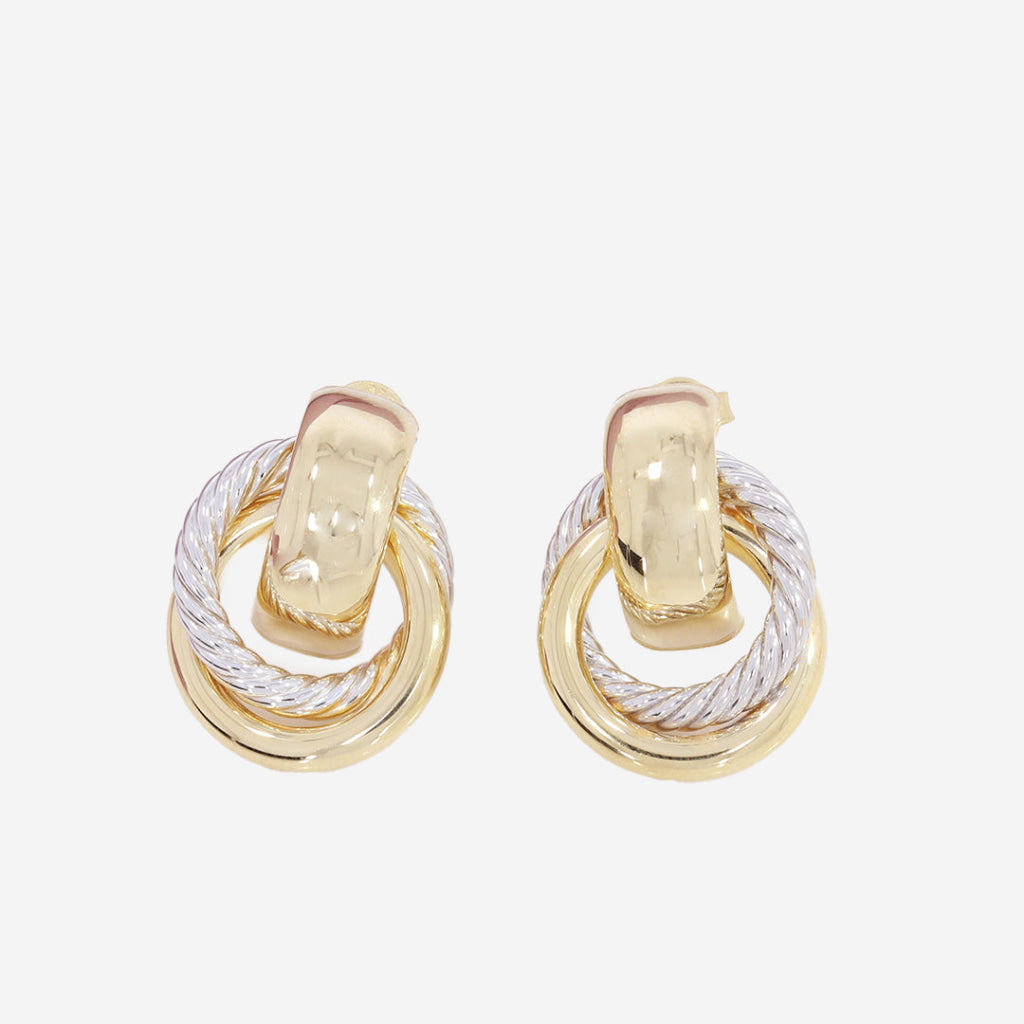Entwined Earrings | 9ct Gold