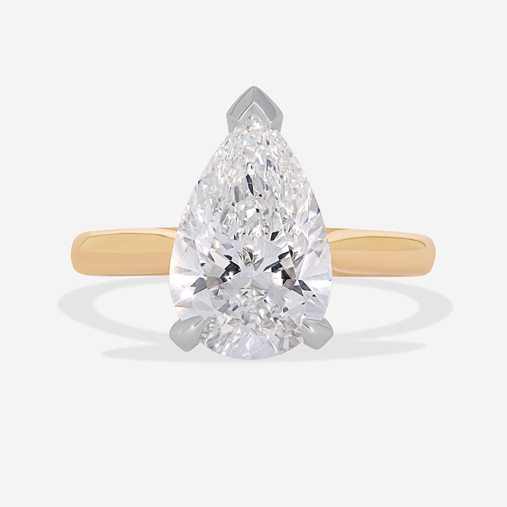 ENYA 3.00ct | Pear Cut Lab Grown Diamond Engagement Ring