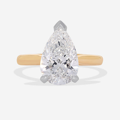 ENYA 3.00ct | Pear Cut Lab Grown Diamond Engagement Ring