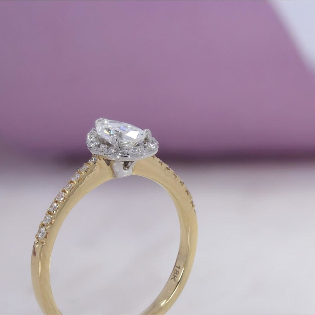 ENYA - 18ct Gold | Diamond Engagement Ring - Rings