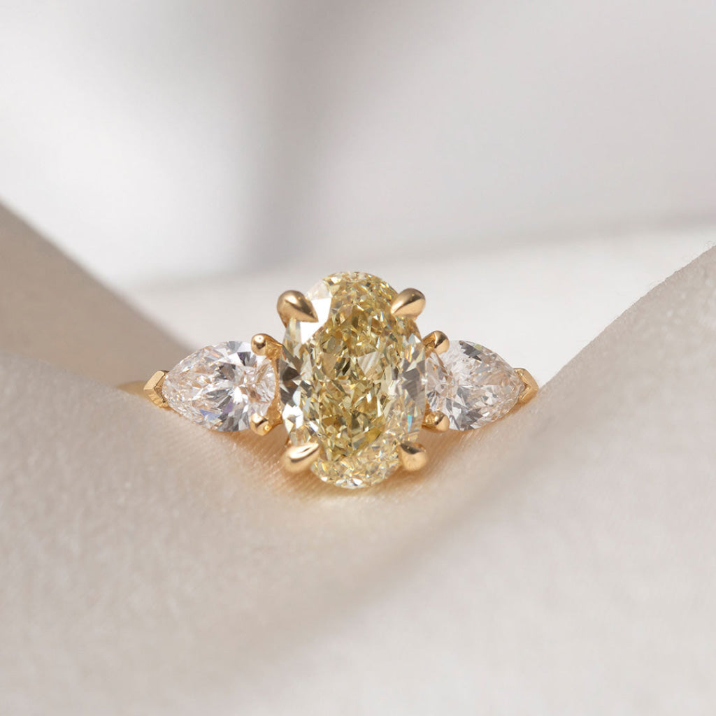 Erin Yellow Diamond | Lab Grown Diamond Engagement Ring