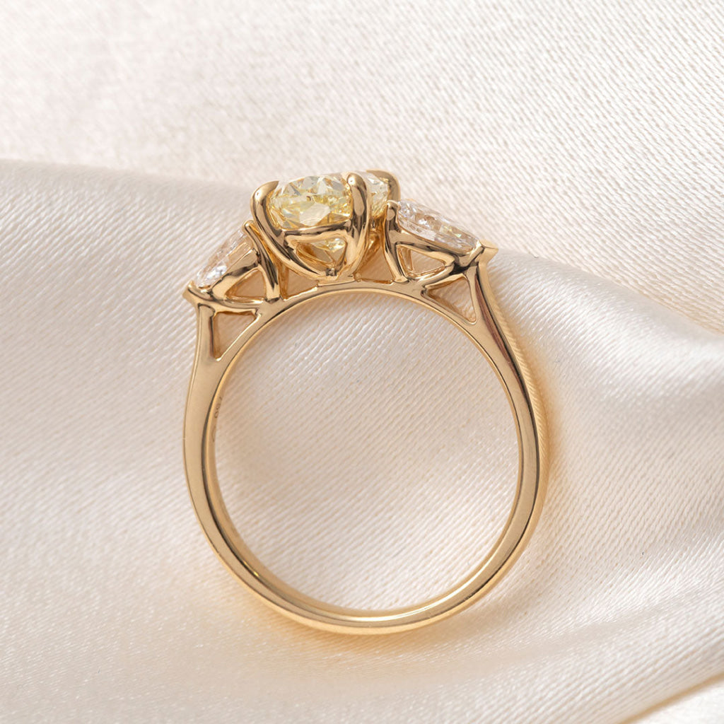 Erin Yellow Diamond | Lab Grown Diamond Engagement Ring