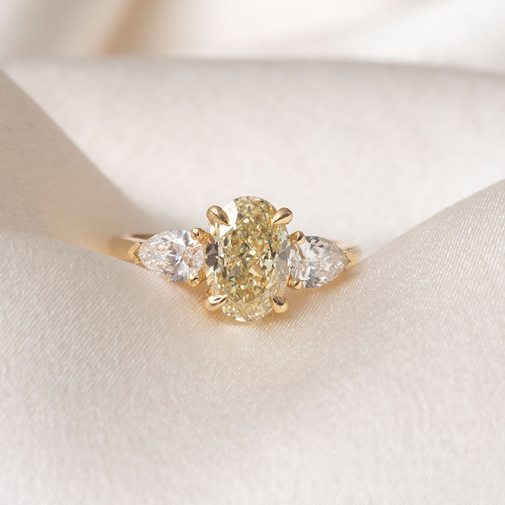Erin Yellow Diamond | Lab Grown Diamond Engagement Ring