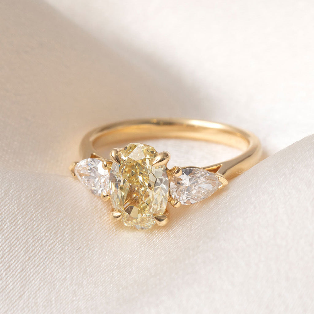 Erin Yellow Diamond | Lab Grown Diamond Engagement Ring