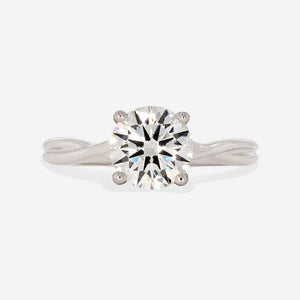 ESME 1.50ct | Round Solitaire Lab Grown Diamond Engagement Ring in Platinum