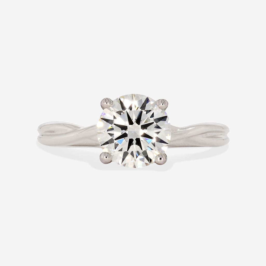 ESME | Round Solitaire Lab Diamond Set in Platinum 1.50ct