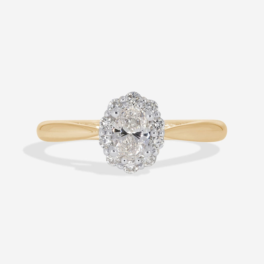 Etian - 18ct & Platinum | Diamond Engagement Ring New