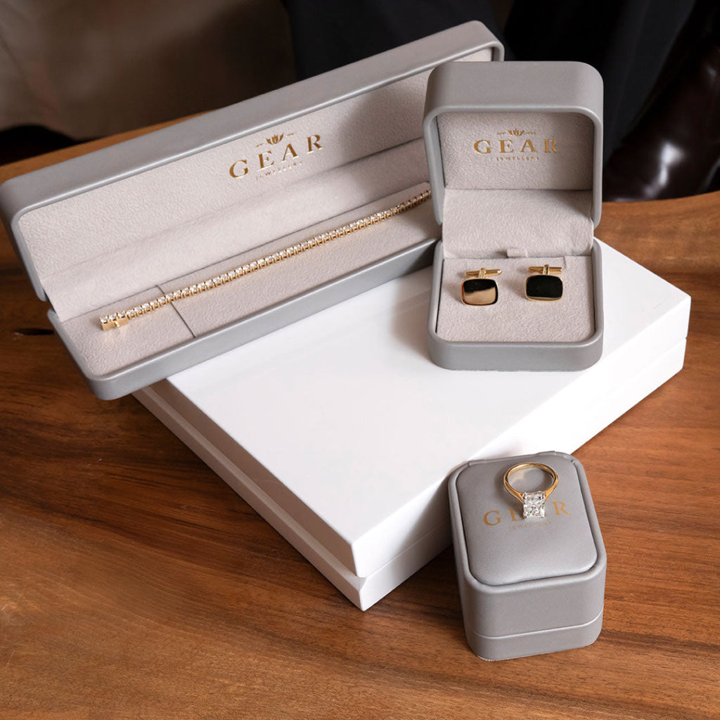 Ethan - 9ct Gold Cuff Links | Free Engraving - Cufflinks