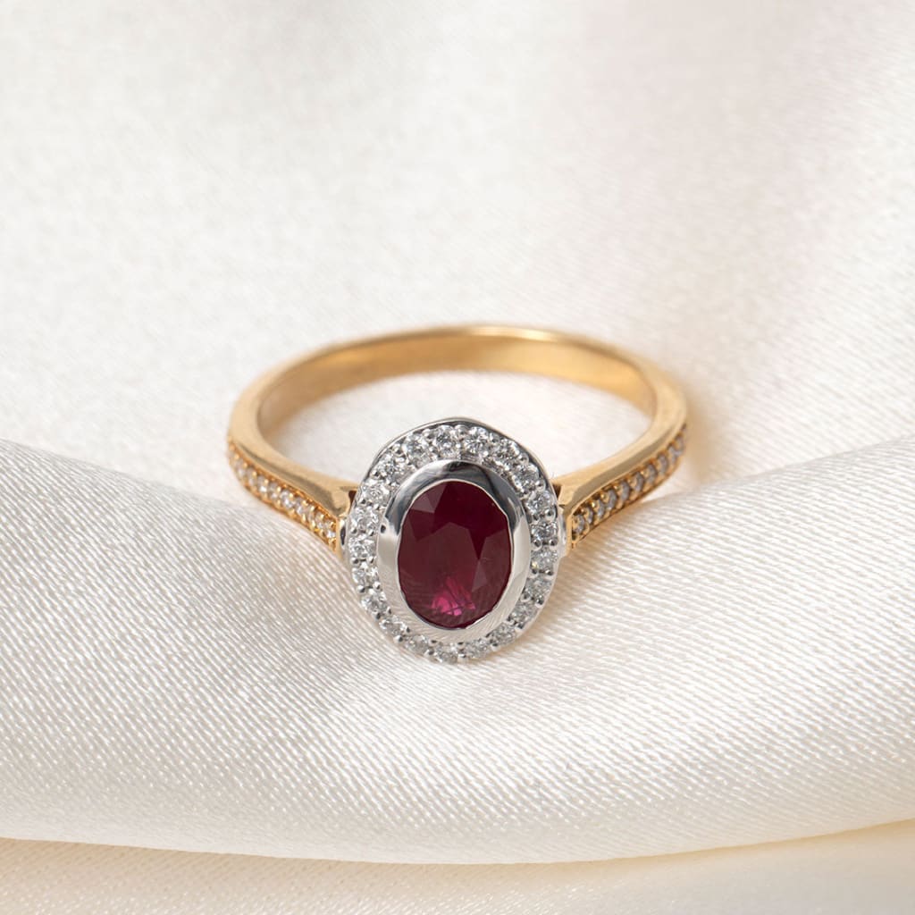 EVA | Ruby Diamond Ring - Rings