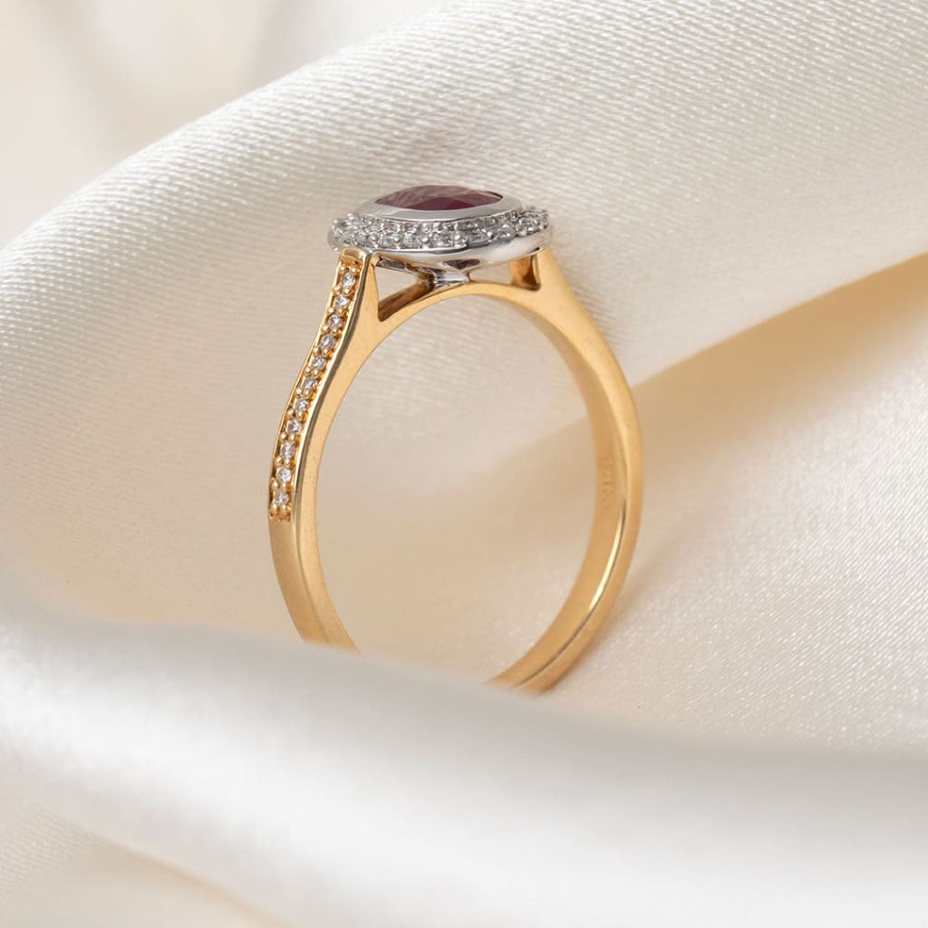 EVA | Ruby Diamond Ring - Rings
