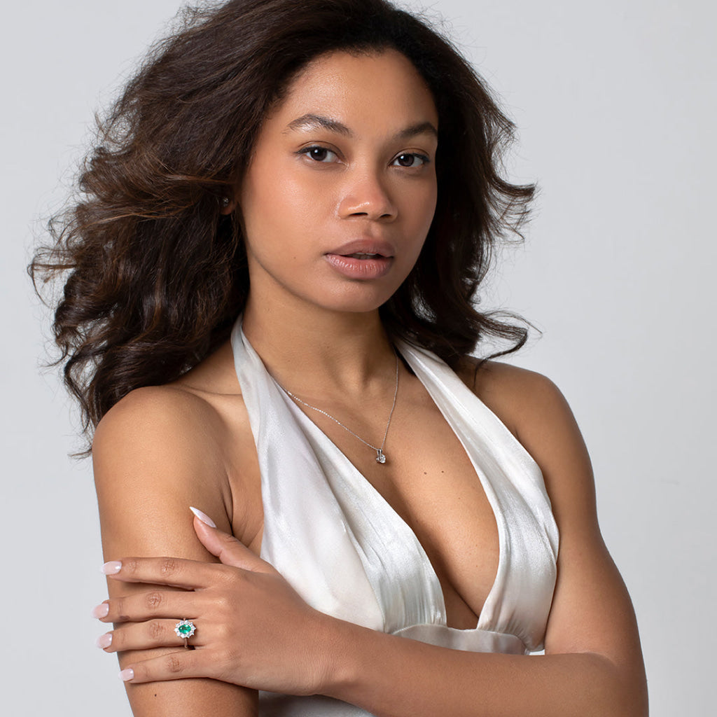 EVE - 0.75ct | Lab Grown Diamond Necklace in 18ct White