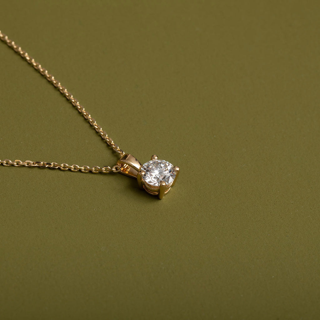EVE 1ct | Lab Grown Diamond Necklace in 18ct Gold Necklace