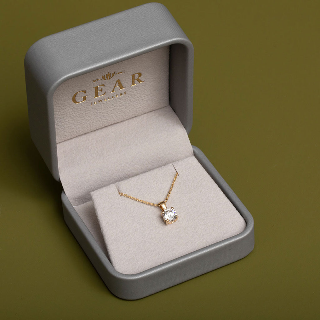 EVE 1ct | Lab Grown Diamond Necklace in 18ct Gold Necklace