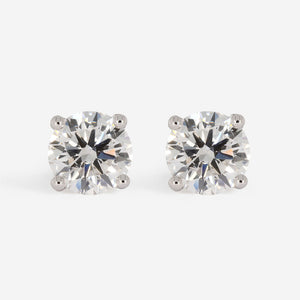 EVE - 2ct | Lab Grown Diamond Studs in 18ct White Gold