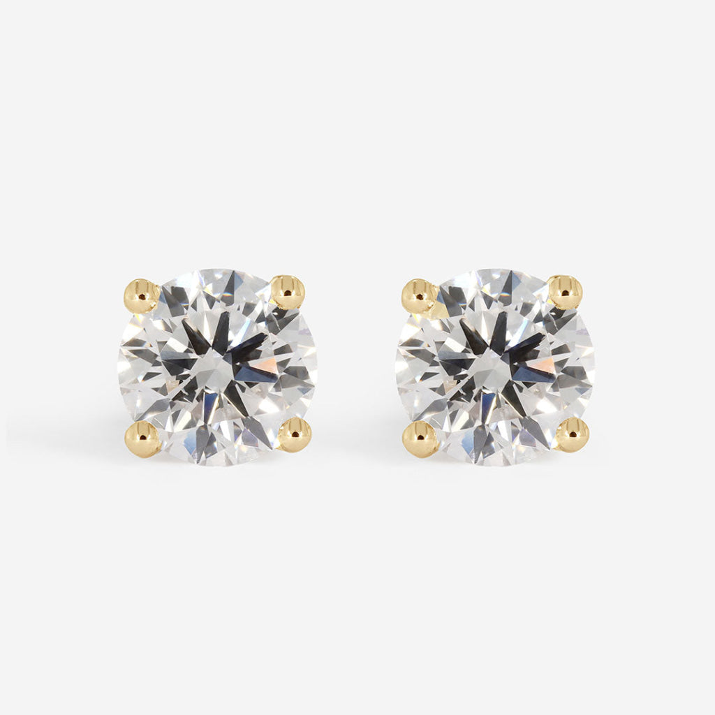 Eve - Diamond Studs 18ct Gold - 1.5ct | Lab Grown