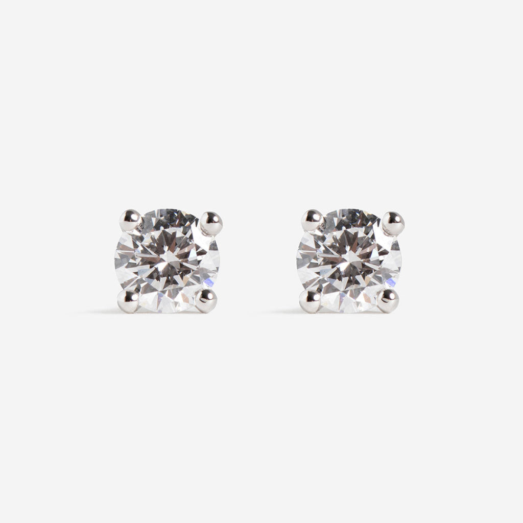 Eve - Diamond Studs 18ct White Gold 0.50ct | Lab Grown
