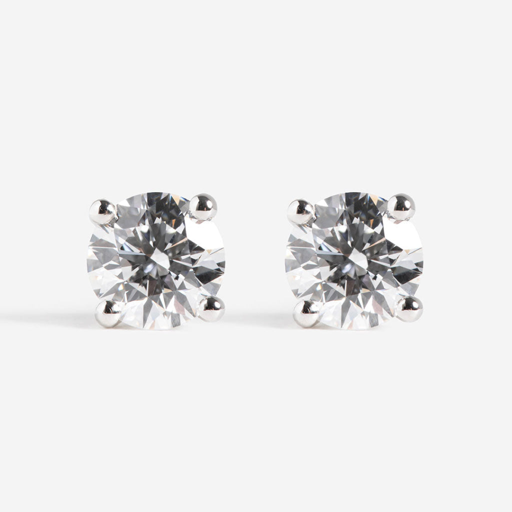 Eve - Diamond Studs 18ct White Gold 1.5ct | Lab Grown
