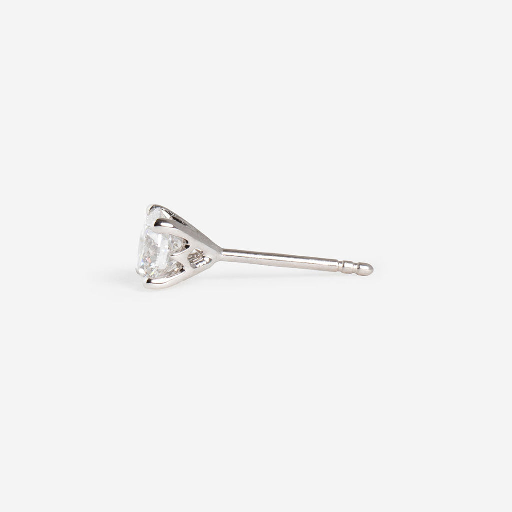 Eve - Diamond Studs 18ct White Gold 1ct | Lab Grown