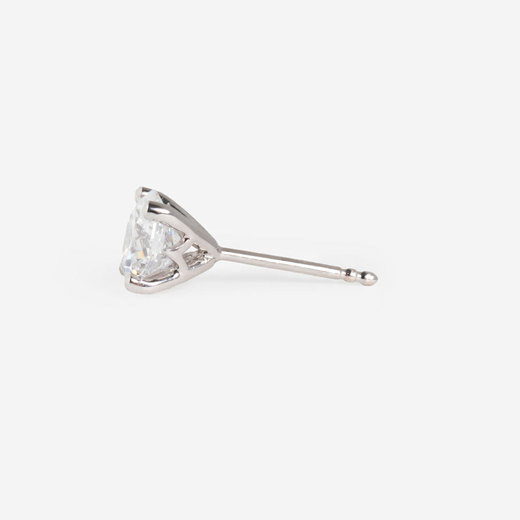 Eve - Diamond Studs 18ct White Gold 2ct | Lab Grown