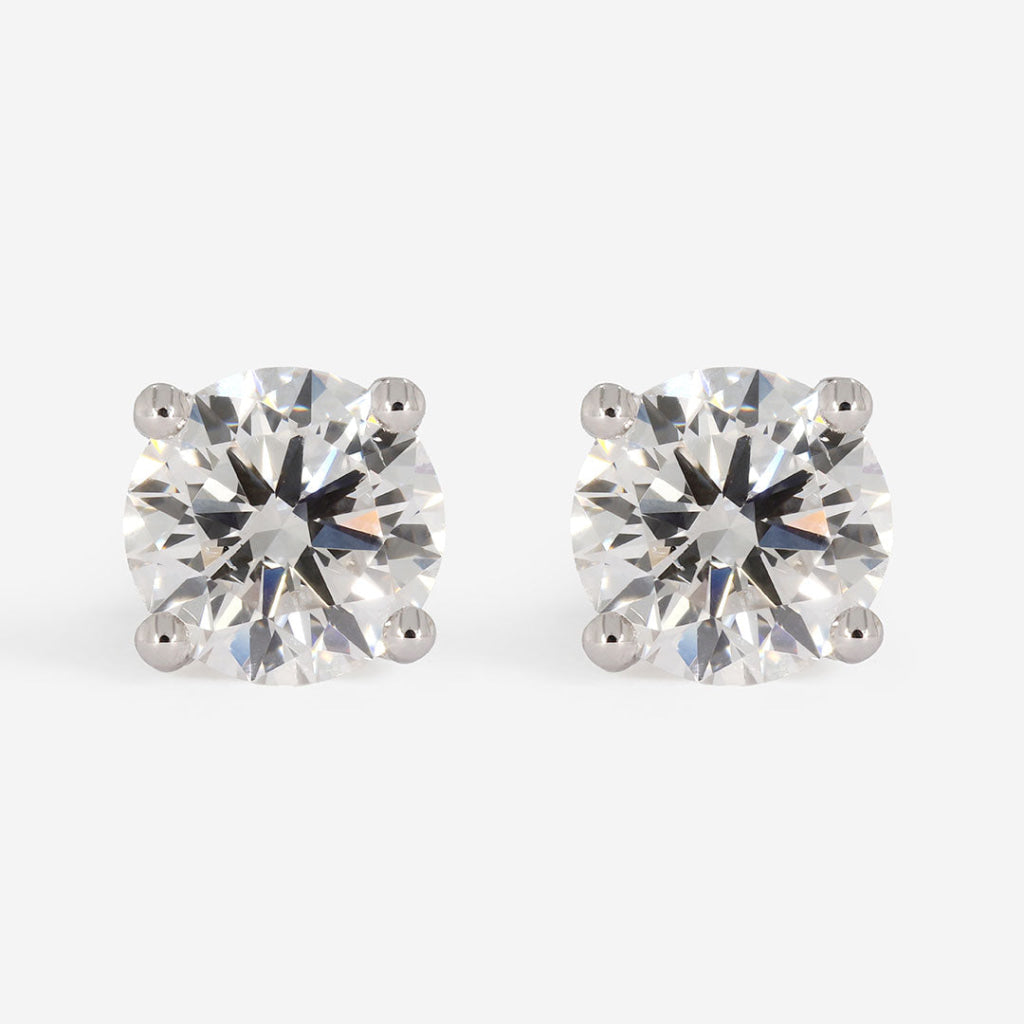 Eve - Diamond Studs 18ct White Gold - 3ct | Lab Grown