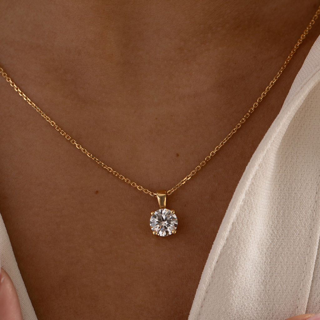 Eve - Lab Grown Diamond Necklace 1.50ct | 18ct Gold