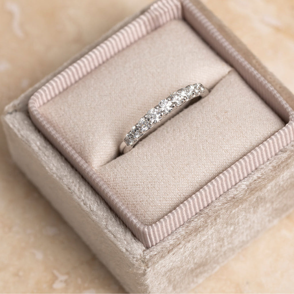 EVEREST | Diamond Eternity Ring in 18ct White Gold M Rings