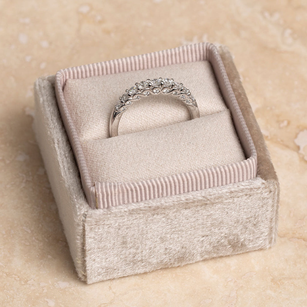 EVEREST | Diamond Eternity Ring in 18ct White Gold M Rings