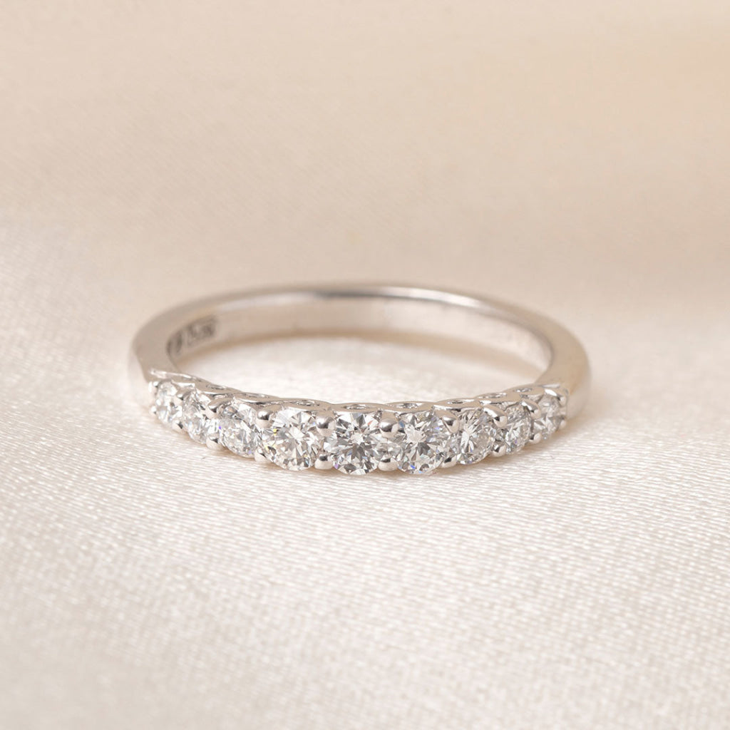EVEREST | Diamond Eternity Ring in 18ct White Gold M Rings