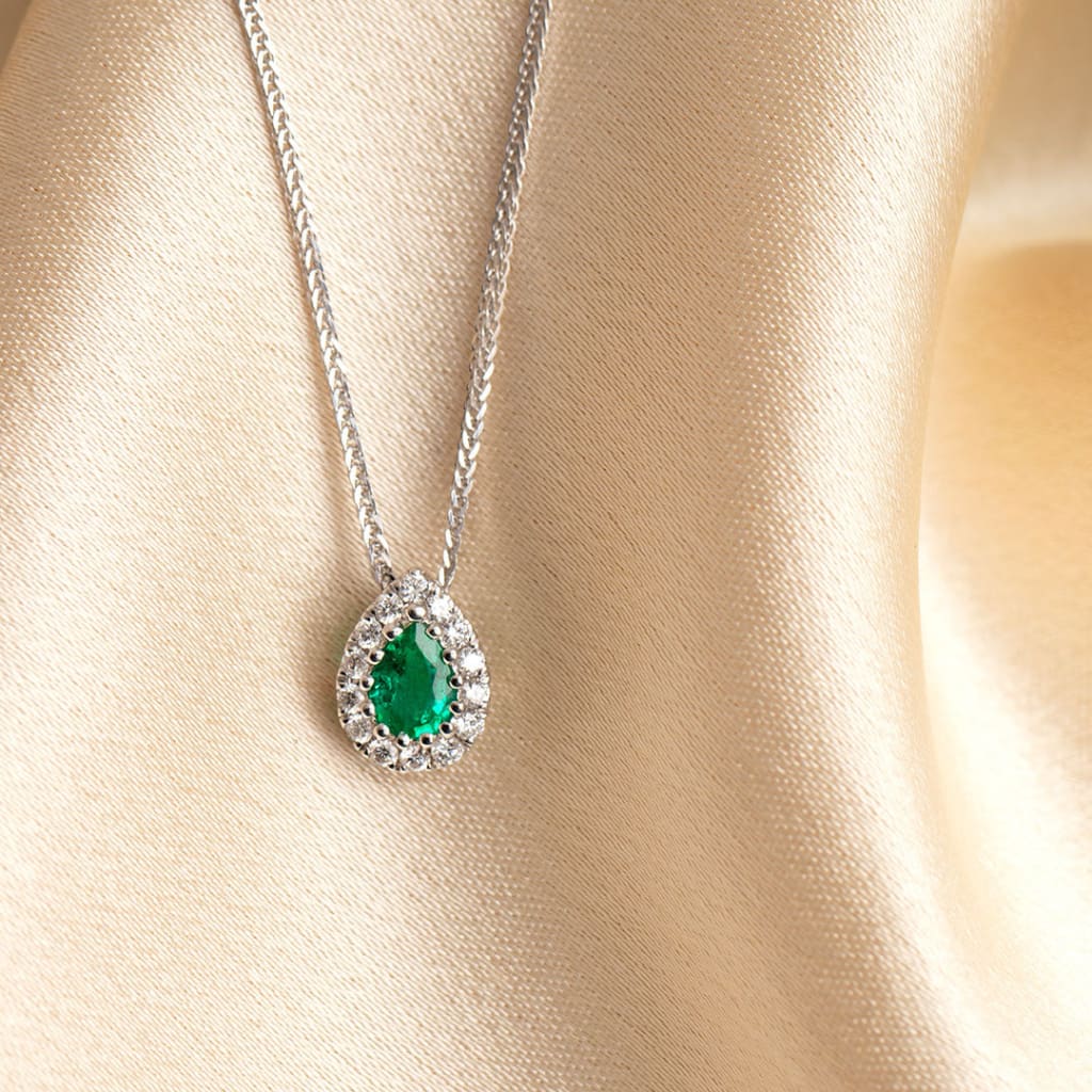 Everlasting Emerald Necklace | 9ct Gold