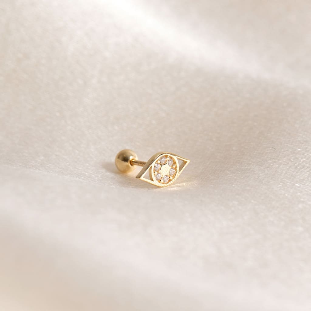 Evil Eye Piercing | 9ct Gold