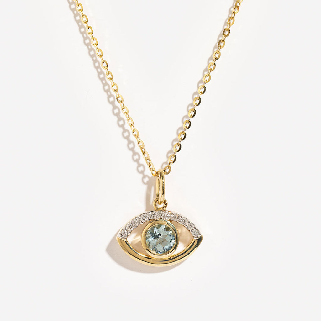 Eye of the Sea Necklace | 9ct Gold