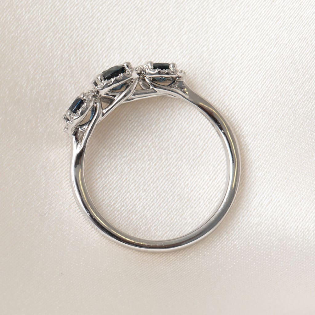 EZRA | Sapphire Diamond Ring - Rings