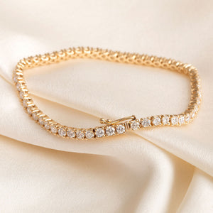 FAITH - 5ct | Lab Grown Diamond Tennis Bracelet in 9ct Gold