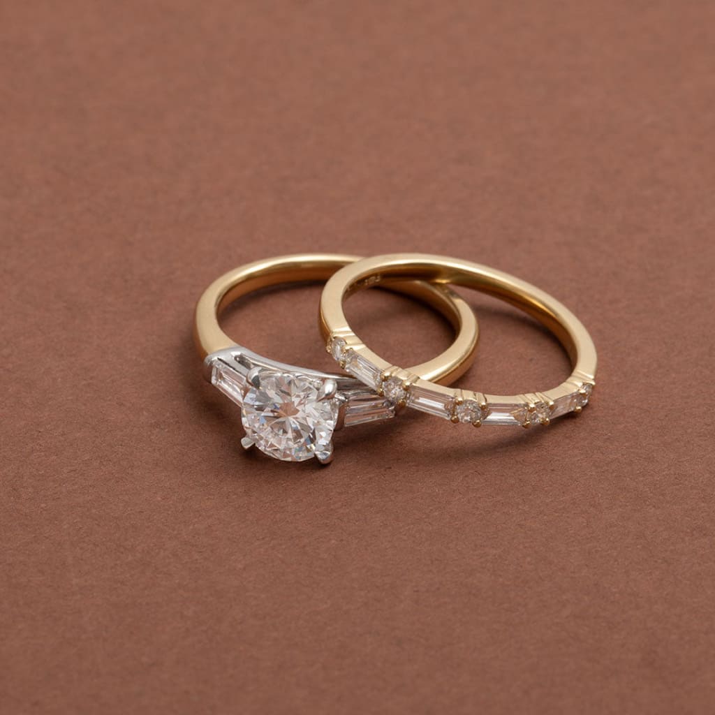 FALLON | Round Solitaire Lab Diamond Set in 18ct Gold