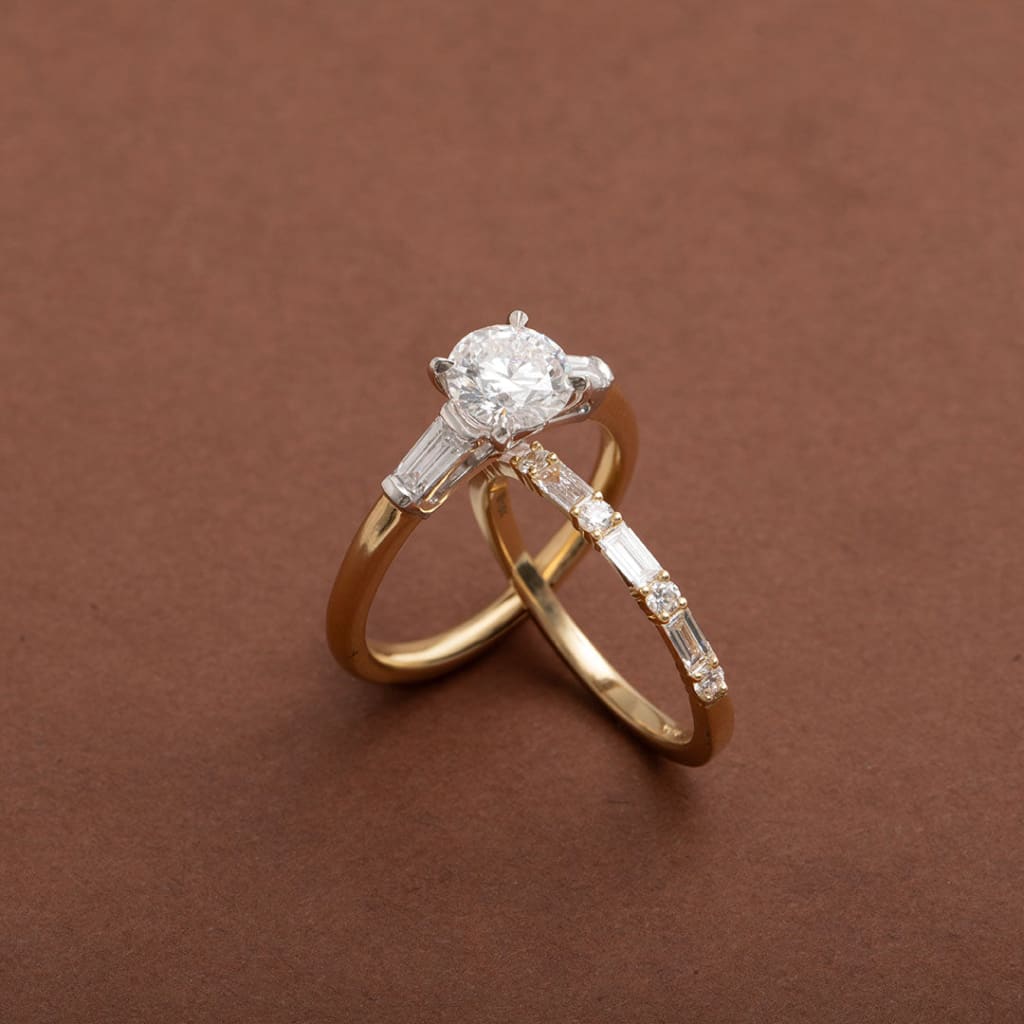 FALLON | Round Solitaire Lab Diamond Set in 18ct Gold